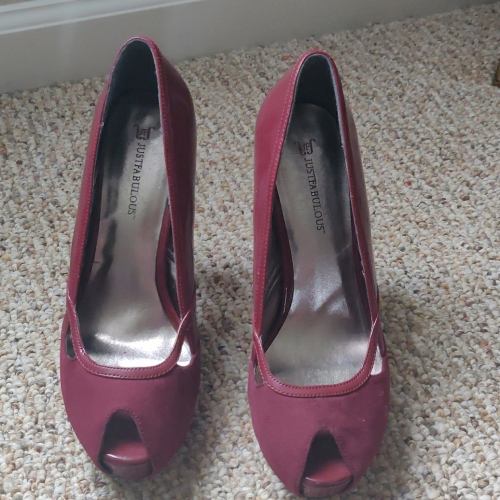 Burgandy heels